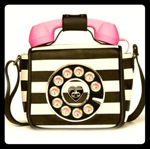 Betsey Johnson Kitsch Call Me Baby Telephone